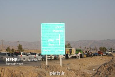 ترافیک سنگین در محورهای منتهی به مرزهای مهران و شلمچه