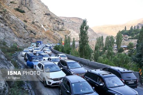 چالوس همچنان مسدود و هراز پرترافیک