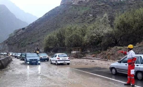 پیشبینی باران در محورهای شمالی کشور