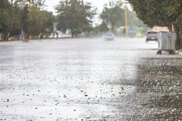 بارندگی های پراکنده در بعضی مناطق کشور