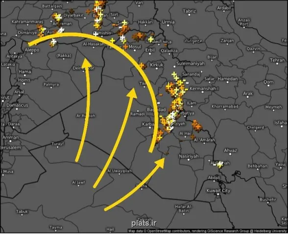 صدور اخطار نارنجی بارندگی برف، باران و مه گرفتگی در 5 استان تا روز دوشنبه