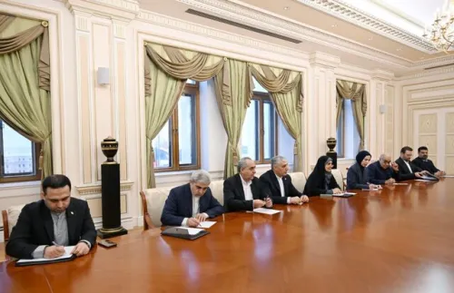 دیدار وزیر راه و شهرسازی ایران با رئیس دولت آذربایجان