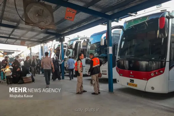 نرخ بلیت اتوبوس اربعین ۴۰ درصد تعدیل شد ۵۶۰۰ ناوگان آماده خدمت رسانی